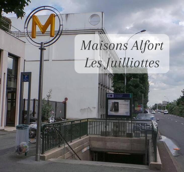 Escale-Marne Fr - 102 - Free Parking - Free Luggage Storage - All Equipped - Linen Included - Washing Machine - 10Mn Walk Metro 8 - Rer A - Panoramic View - From 1 To 4 Guests ميزو الفورْ المظهر الخارجي الصورة