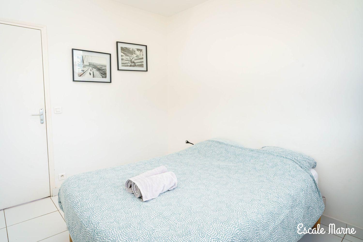 Escale-Marne Fr - 102 - Free Parking - Free Luggage Storage - All Equipped - Linen Included - Washing Machine - 10Mn Walk Metro 8 - Rer A - Panoramic View - From 1 To 4 Guests ميزو الفورْ المظهر الخارجي الصورة